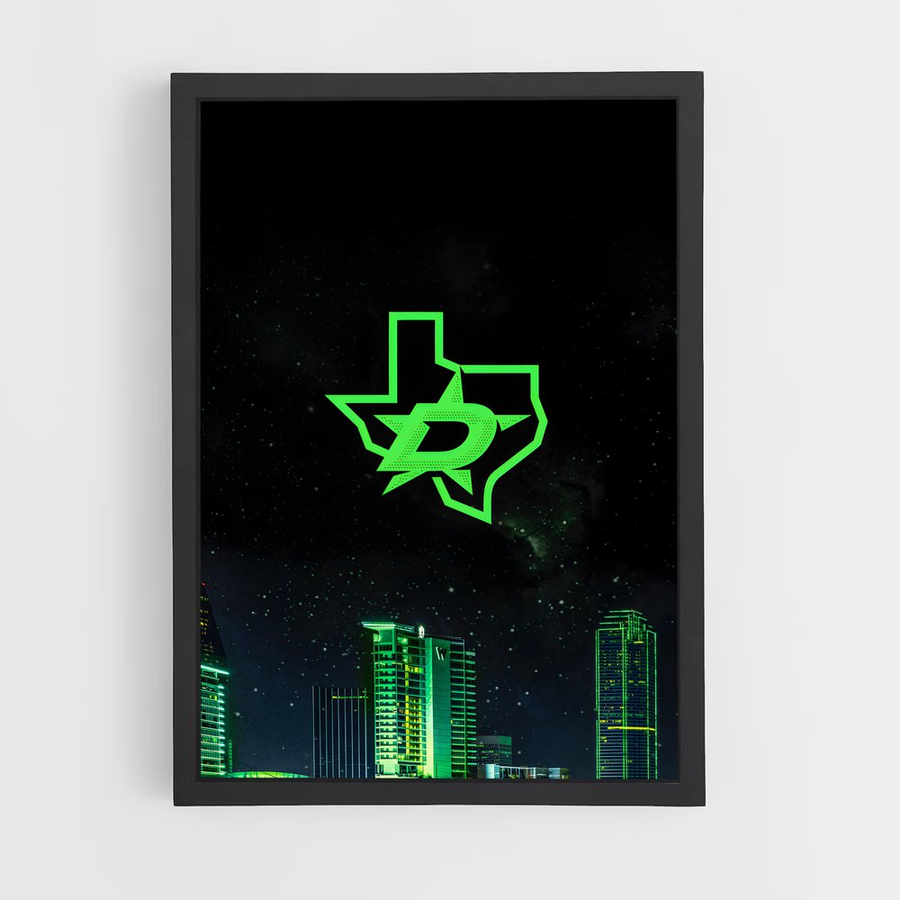 Poster Dallas Dreamscape – affiche Hockey sur glace (vue 2)